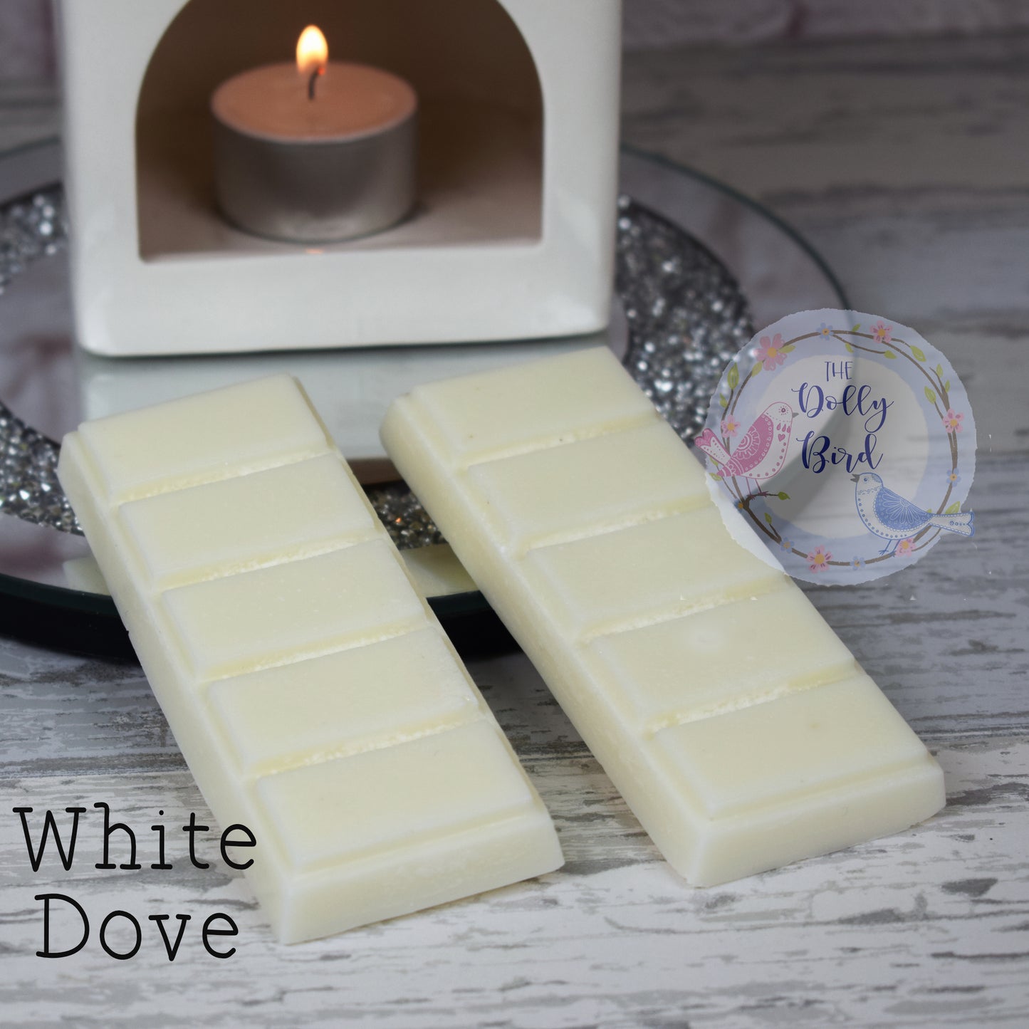 White Dove Soy Wax Melt Snap Bar, Clean Soap Scented Wax, Soy Wax Melts, Clean Scented Wax Melts, Fresh Scent Wax Melts