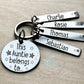 This Auntie Belongs To Personalised keyring, This Auntie Belongs To Keyring, This Auntie belongs To Keychain, Personalised Auntie Keyring