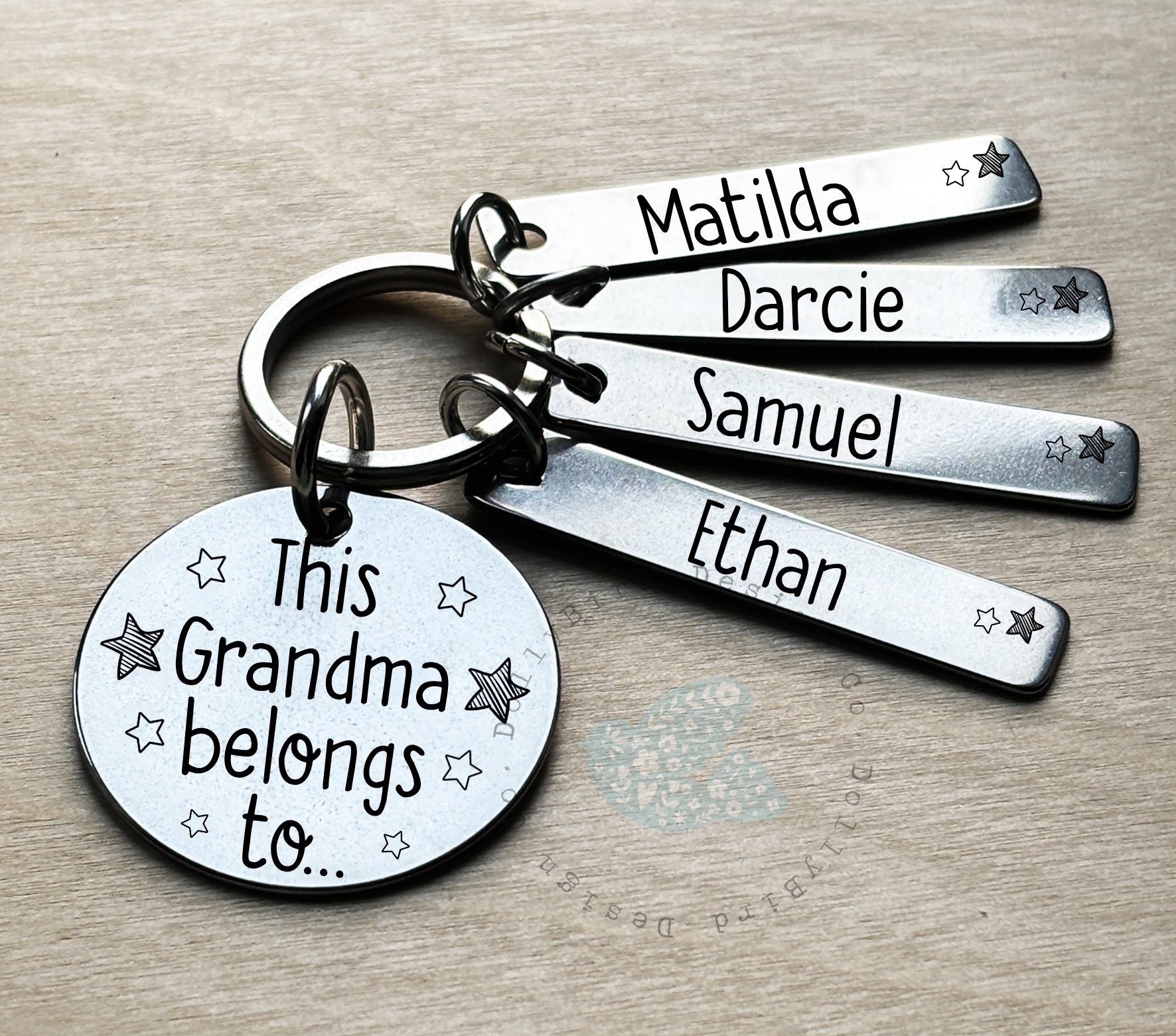 This Grandma Belongs To Personalised keyring, This Grandma Belongs To Keyring, This Grandma belongs To Keychain, Personalised Grandma Keyring