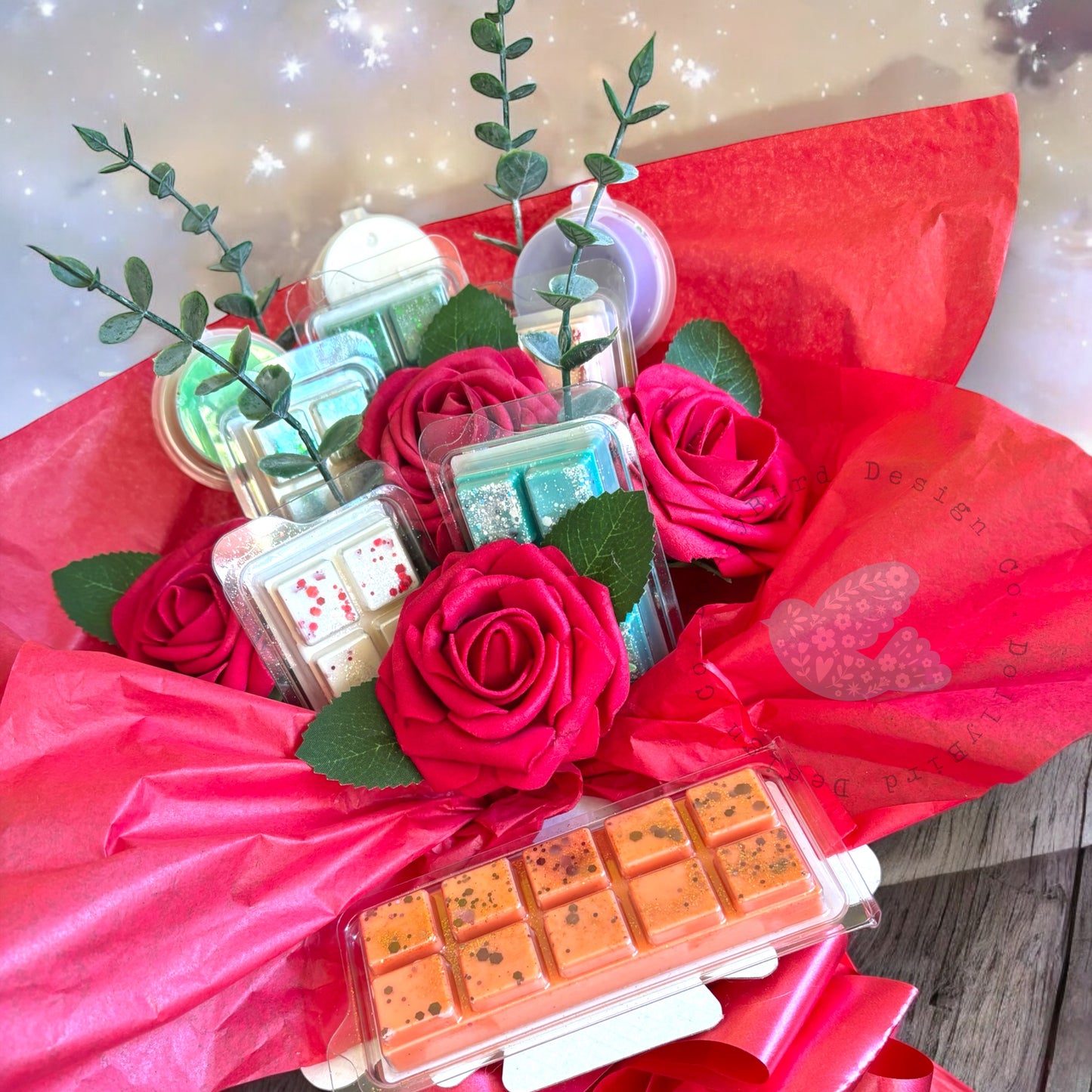 Christmas Scented Wax Melt Bouquet Gift Set