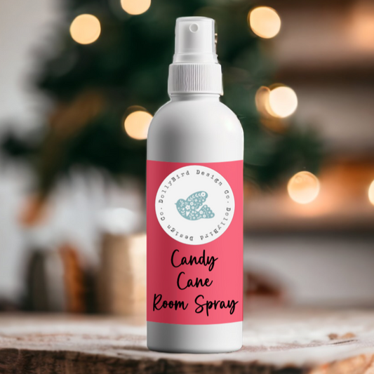 candy cane room spray, candy cane linen spray, candy cane air freshener, festive air freshener, mint scent