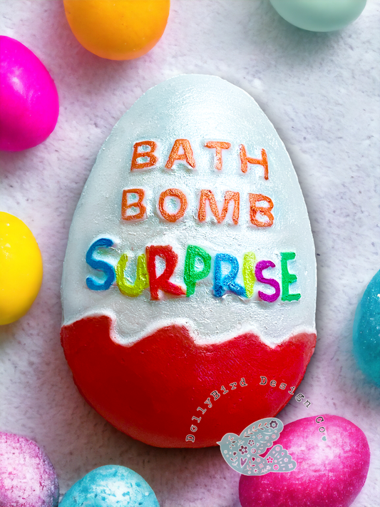 Bath Bomb Surprise Easter Bath Bomb, Kinder Surprise Easter, Kinder Surprise Bath Bomb, Kids Easter Gift, Kids Bath Bomb, Fruity Bath Bomb