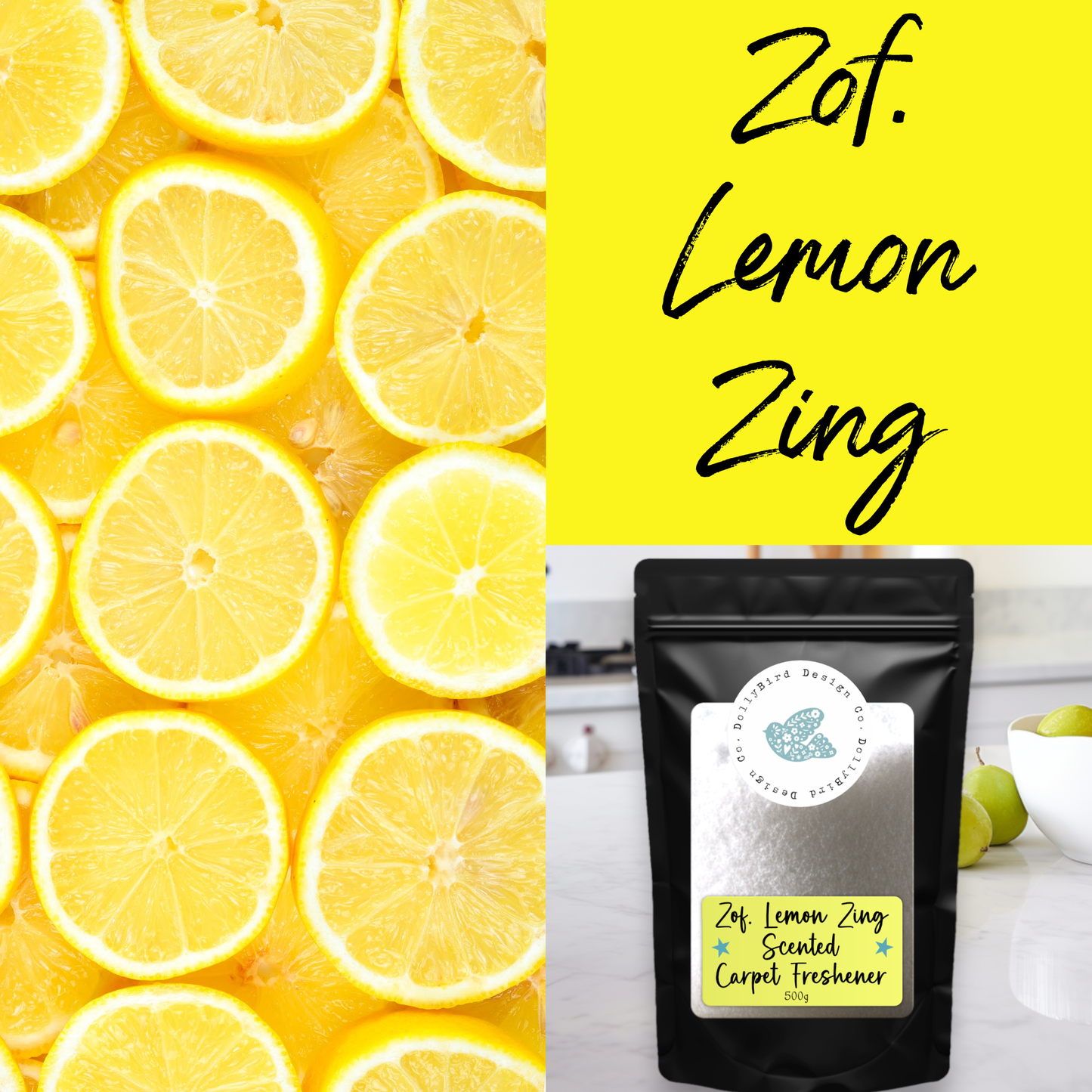 Zofl. Lemon Zing Scented Carpet Freshener