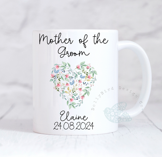 Personalised Mother of the Groom Mug, Mother of the Groom Gift, Wedding Thank You Gift, Personalised Wedding Gift, Personalised Mug, Coffee Mug, Tea Mug, Cup