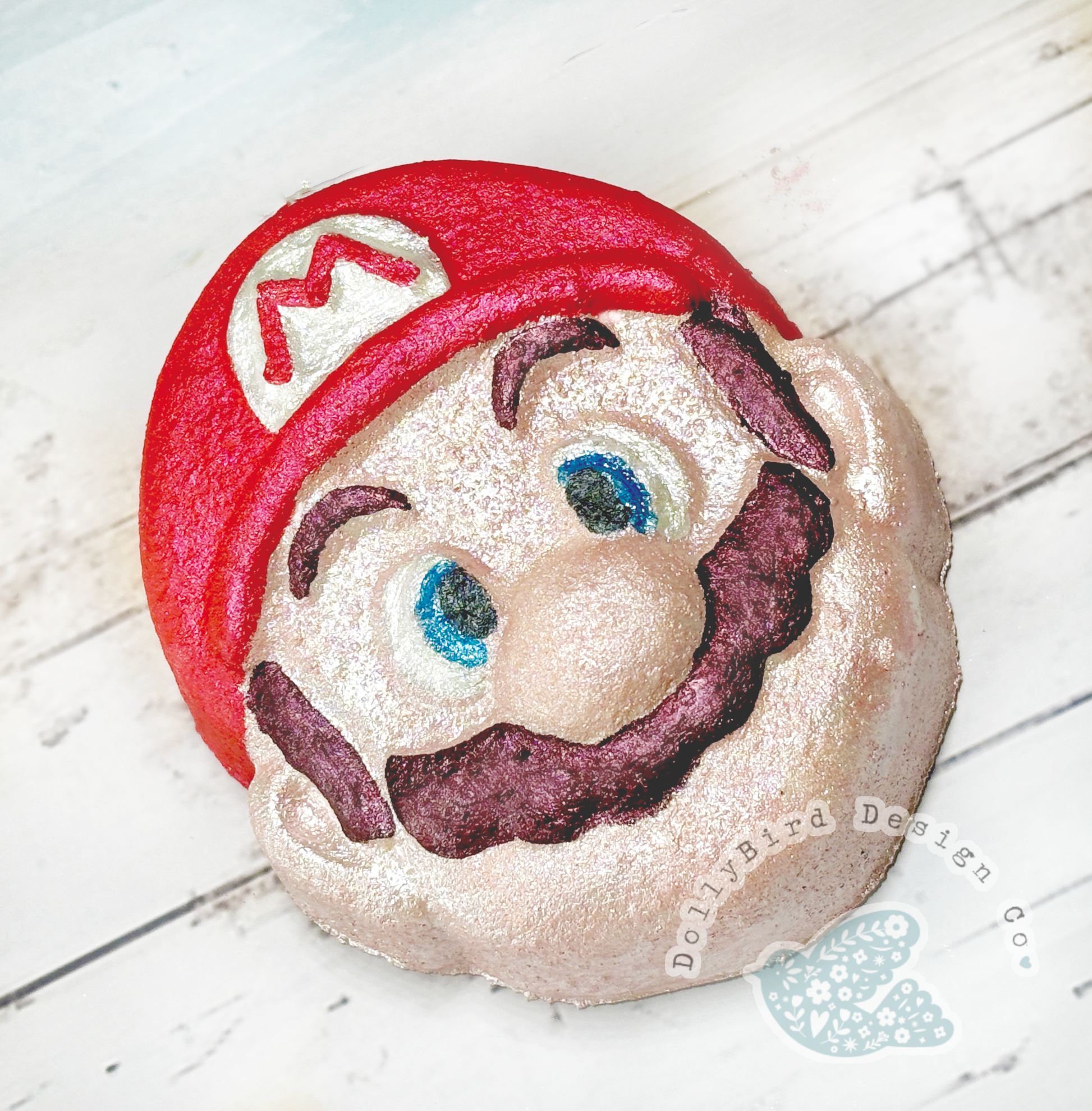 Mario The Plumber Shaped Bath Bomb, Mario Bath Bomb, Mario Gift, Mario gift For Him, Gamer Gift birthday, Gamer gift Christmas, Gee, Christmas Stocking Filler For imk Gift, Apple Bonbon Batthbomb