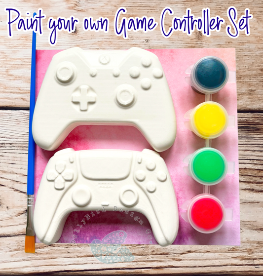 Paint Your Own Set - Gaming Controller Craft Set, paint Your Own Set, Gamer Gift For Kids, xbox ps5 Painting Set, Children's Craft Set