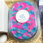 blue cotton candy soap sponge