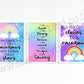 Rainbow Themed 3 Print Personalised Wall Art Set