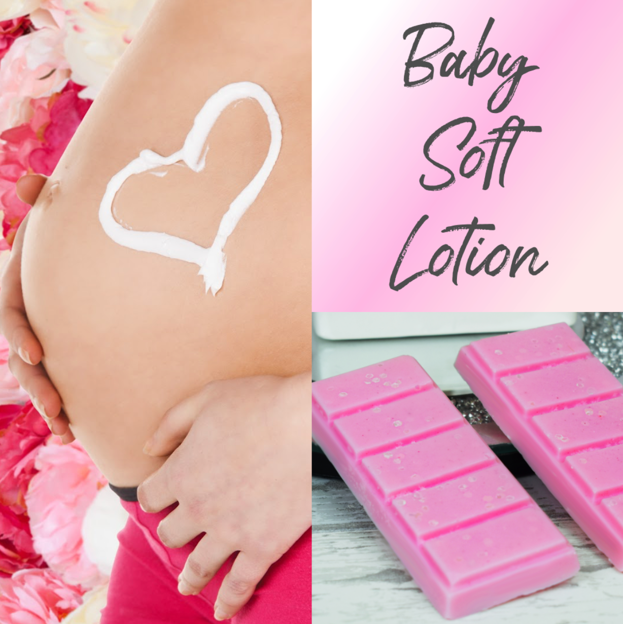 Baby Soft Soy Wax Melt Snap Bar, Baby Lotion Scented Wax, Soy Wax Melts, Wax Snap Bar, Baby Lotion Scented Wax Melts, Clean Scent Wax Melts