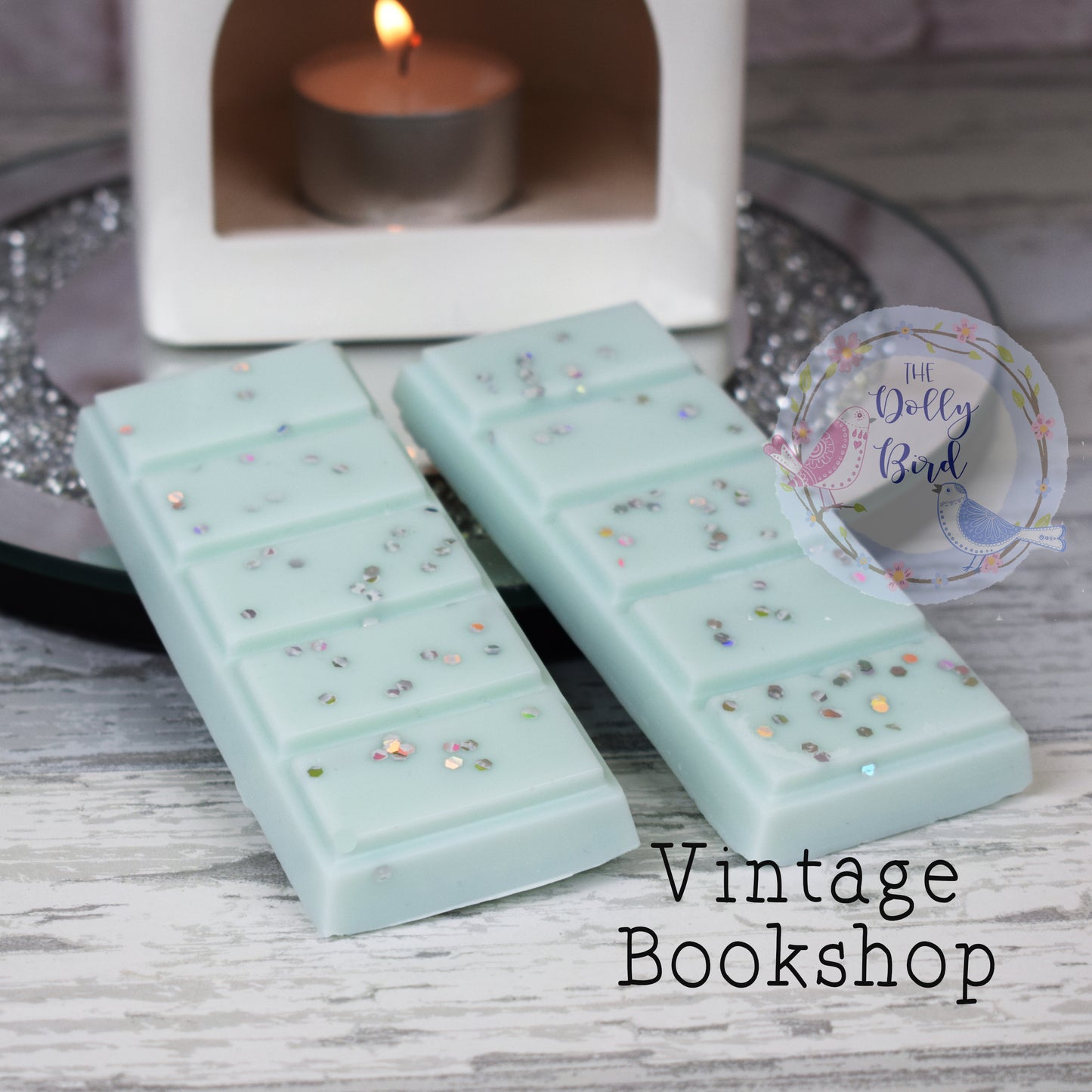 Vintage Bookshop Wax Melt Snap Bar, Vintage Bookshop Scented Wax, Soy Wax Melts, Clean Scented Wax Melts, Musk Scent Wax Melts
