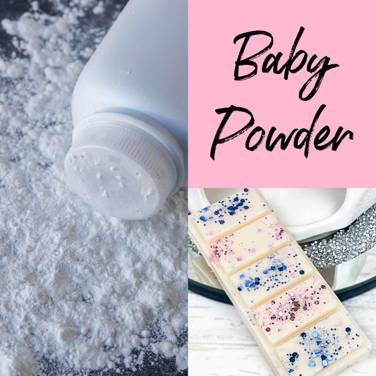 Baby Powder Scented Wax Melt Snap Bar