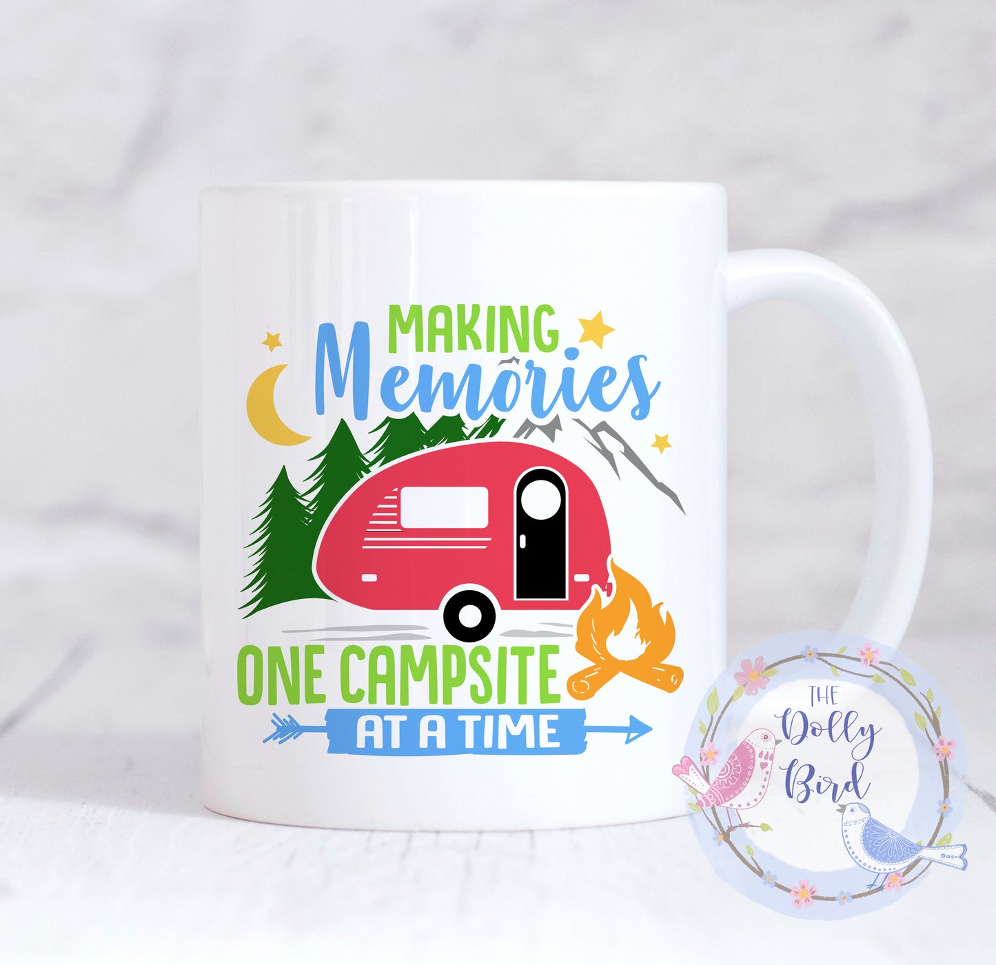 Camping Quote Mug, Caravan Quote Mug, Camping Gift, Camping Mug, Caravanning Mug, Caravan Mug, Caravanning Gift, Caravan Gift, Happy Camper