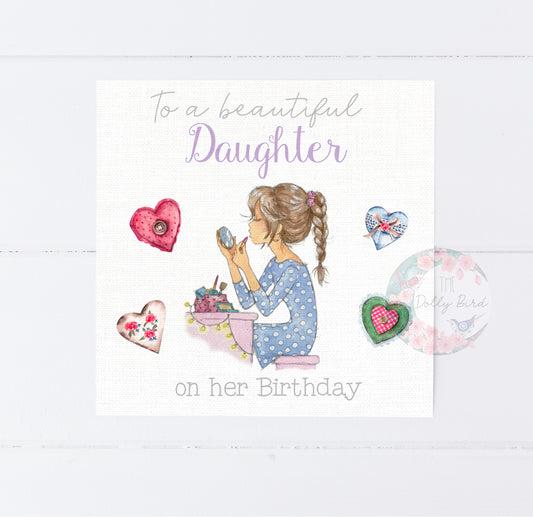 Daughter Birthday Card, Teenage Daughter Card, Card For Girl, happy Birthday daughter, daughter Card UK