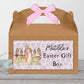 Personalised Easter Gift Box, Easter Treat Gift Bag, Personalised Easter Activity Box, Rabbit Easter Gift Box, Fillable Easter Bunny Giftbag