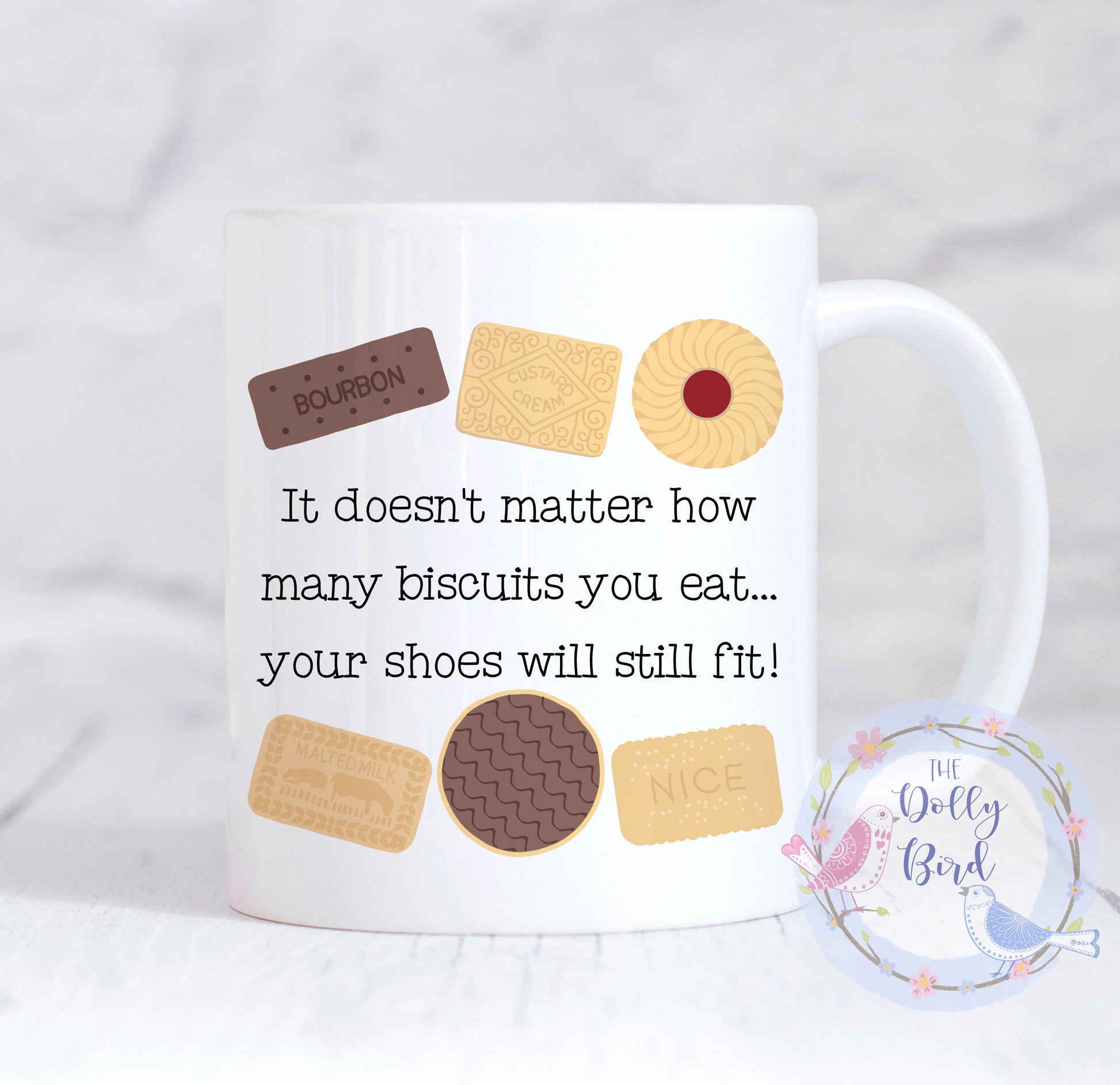 Funny Biscuit Mug, Funny Diet Mug, Funny Biscuit Dieting Mug, Biscuit Lover Mug, Dieting Gift, Biscuit Lover Gift, Mug For Her, Mug For Him