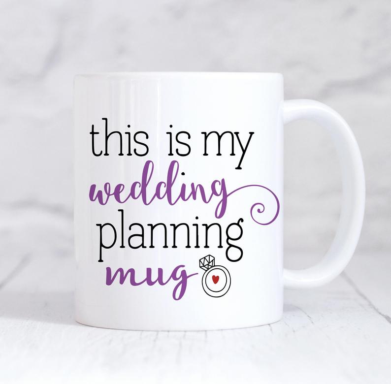 This Is My Wedding Planning Mug, Future Mrs Personalised Wedding Planning Mug, Wedding Planning Mug, Future Mrs Mug, Engagement Mug, Engagement Gift, Proposal Gift, Wedding Planner, Personalised Engagement Gift, For Her