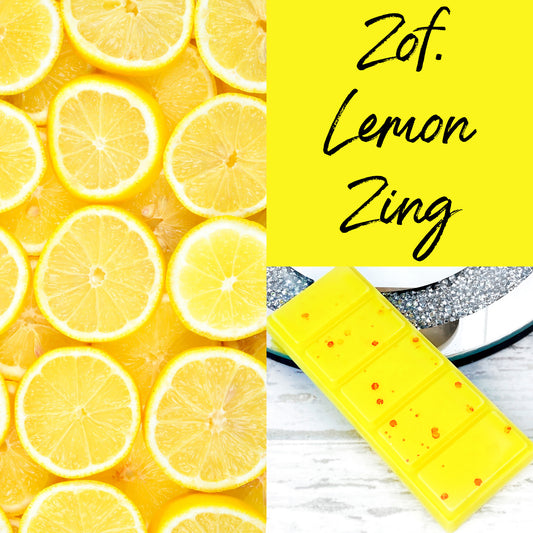 Zof Lemon Zing Type Scented Wax Melt Snap Bar