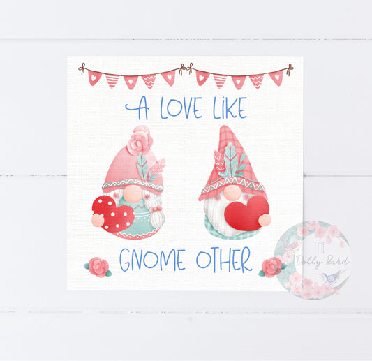 A Love Like Gnome Other Card, Cute Valentines Card, Valentines Card, Gnome Couple Card,  Anniversary Card For Him, Anniversary Cards, Love Card, Cards For Him, Anniversary Card For Boyfriend, Card For Girlfriend, Gnome Couple Card