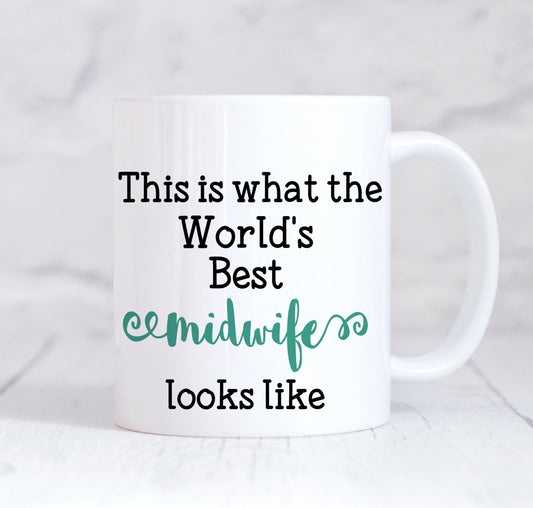 Midwife Mug, Midwife Gift, World Best Midwife, Midwife Christmas, Midwife Birthday, Thank You Midwife, Midwife, Coffee Mug, Tea Mug, Gift