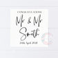 Congratulations Personalised Wedding Card - Mr and Mr