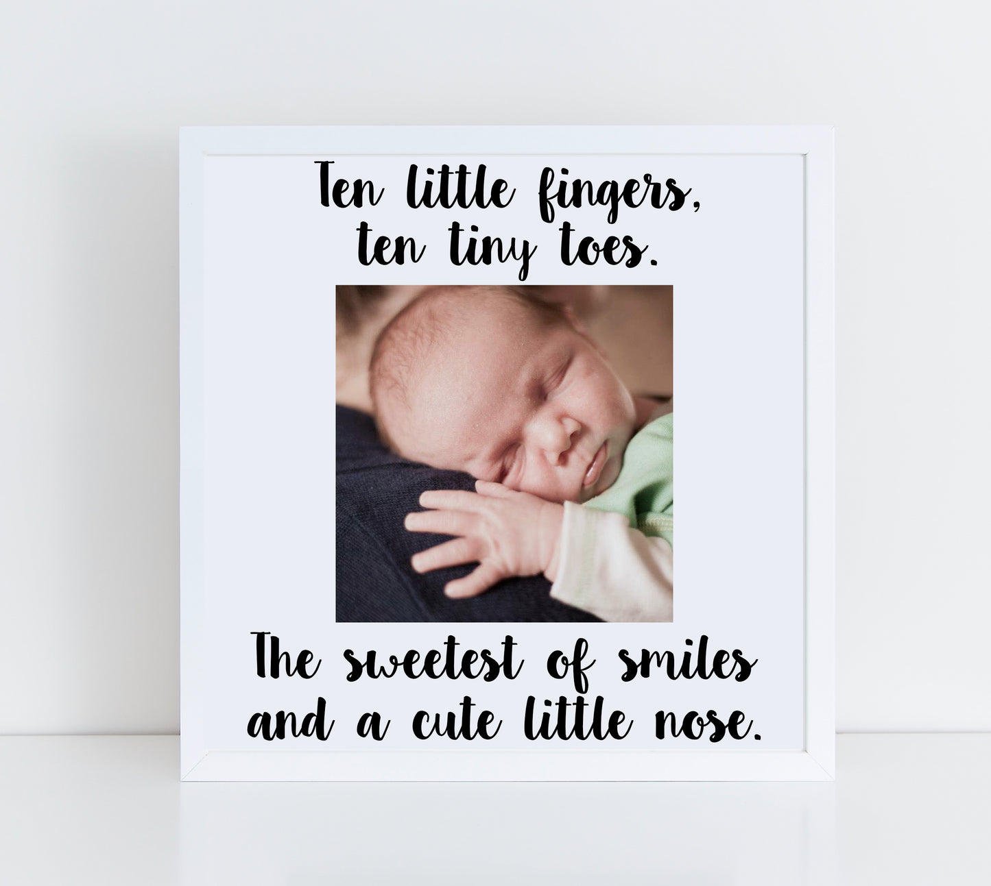 Ten Tiny Fingers Ten Tiny Toes Baby Photo Frame