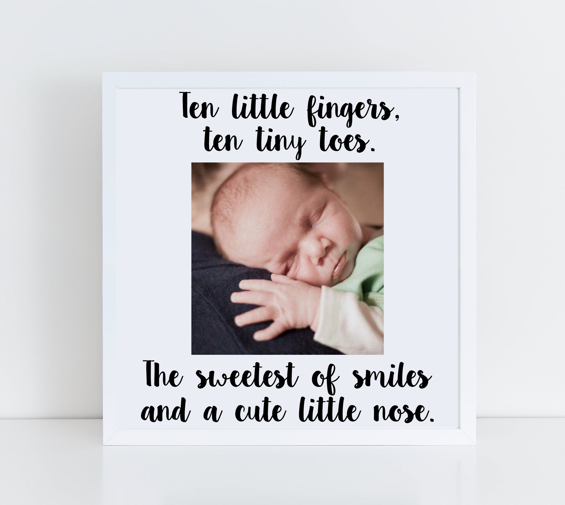 Ten Tiny Fingers Ten Tiny Toes Baby Photo Frame