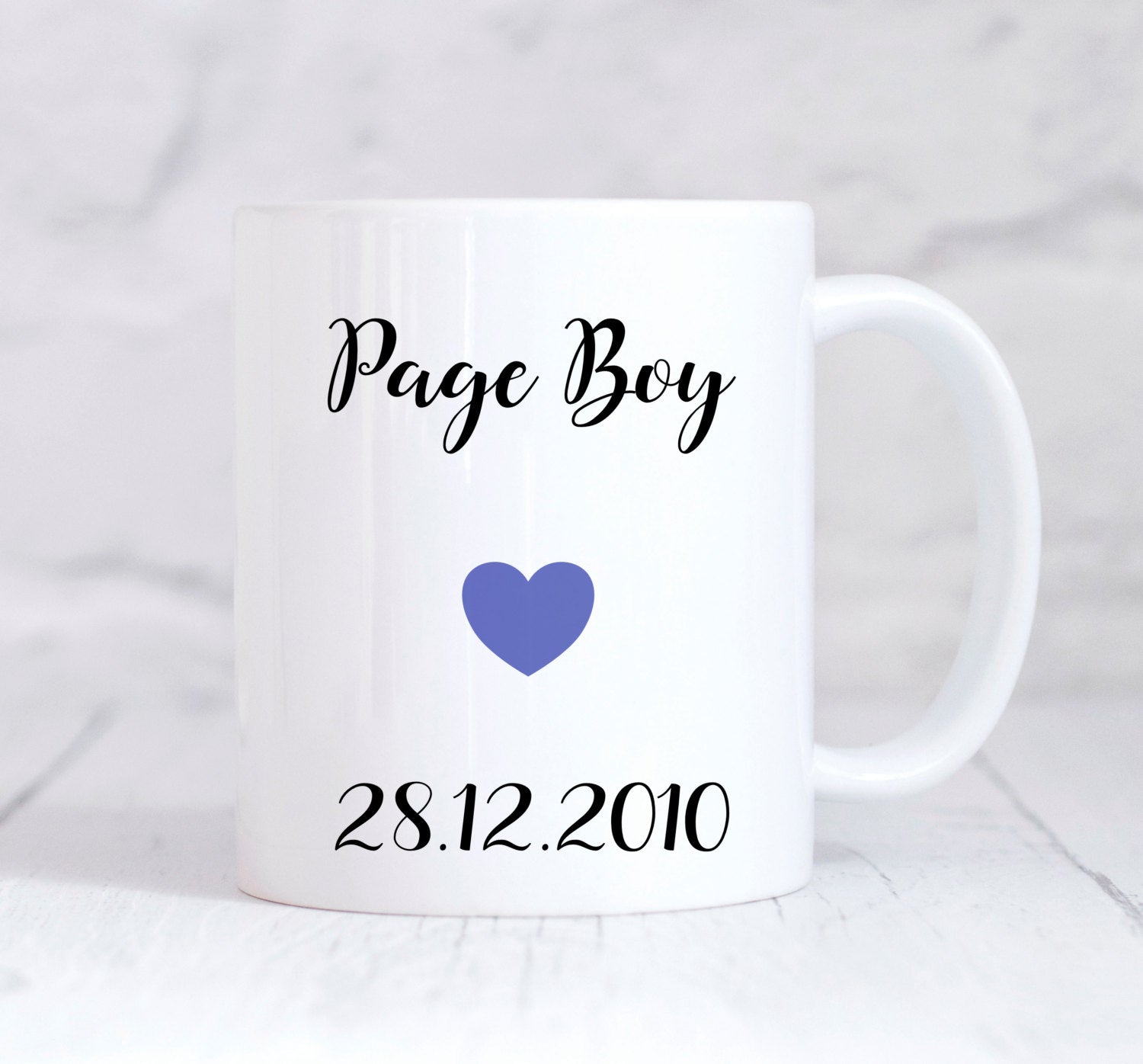 Page Boy Mug, Page Boy Gift, Wedding Thank You Gift, Personalised Wedding Gift, Personalised Mug, Coffee Mug, Tea Mug, Cup