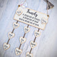 Personalised Family Quote Wooden Hanging Plaque