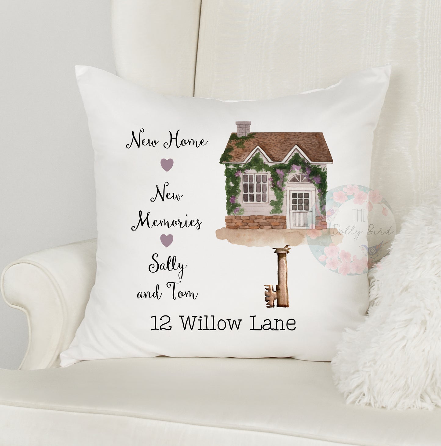 Personalised New Home Commemorative Pillow