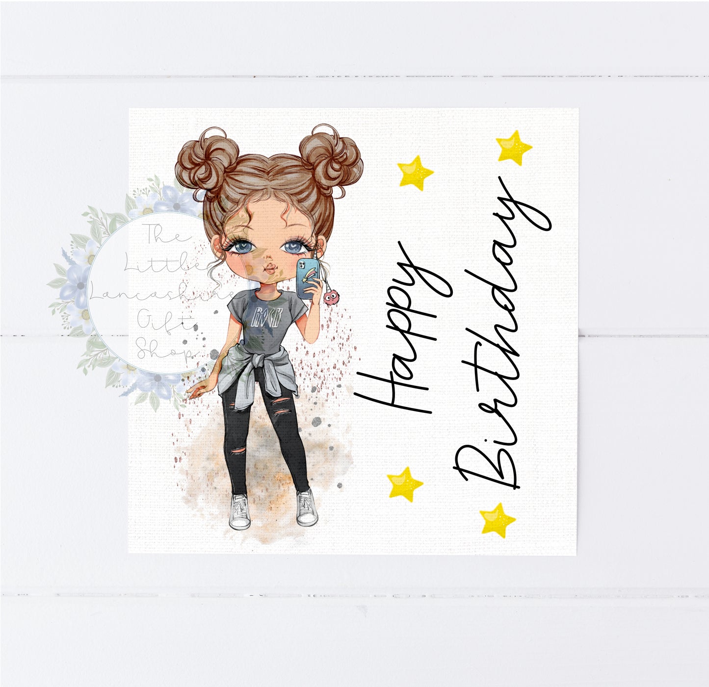 Cute Teen Girls Birthday Card