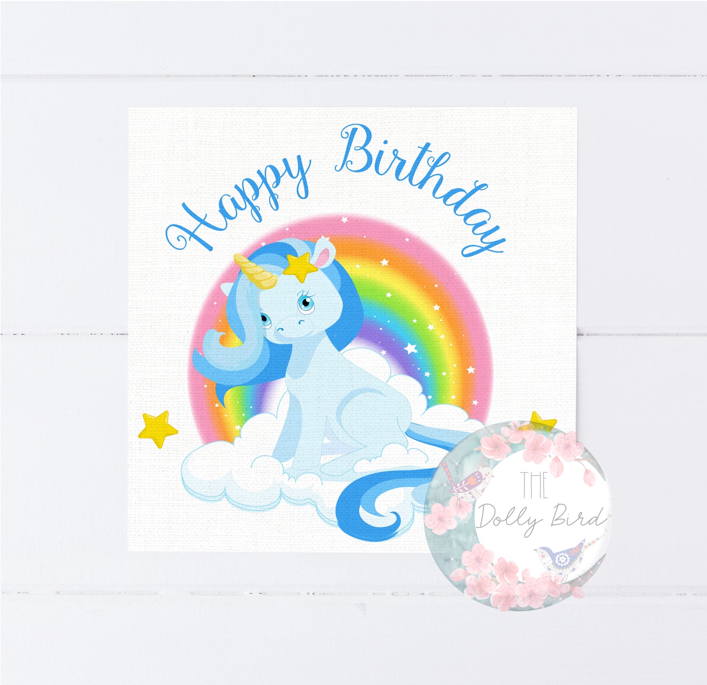 Cute Unicorn Happy Birthday Card