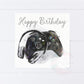 Gamer Themed Birthday Card - XB Design, XBOX Card Birthday, Gamer Boy Birthday, Gamer Girl Birthday