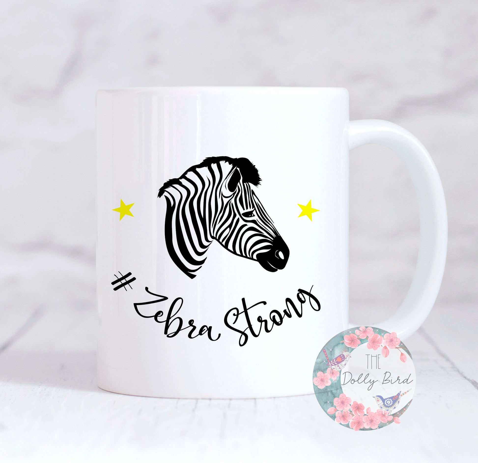 Zebra Strong Mug, EDS Mug, Ehlers Danlos, Motivational Mug, EDS Awareness, Coffee Mug, Tea Mug, For Her, Zebra Strong Mug